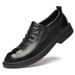 Suit Leather Shoes Men's Alligator Pattern Casual Men's Round Head Formal Leather Shoes_vogvips.com