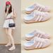 Half-todd Training Little White Shoes Women's Mesh Breathable Student Casual Shoes_vogvips.com