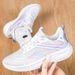 Women's Sports 2026 New Cross-border Breathable Thick-soled Shoes, Lightweight Shock-absorbing Soft-soled Casual Running_vogvips.com
