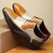 New Trendy Non-Slip Breathable Color-Block Business Work Men's Patchwork Casual Versatile Leather Shoes Men_vogvips.com