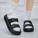 Hot Summer Outer Wear, Soft-Soled, Lightweight, Thick-Soled, Non-Slip, Wear-Resistant Beach Sandals For Women_vogvips.com