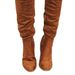 Over-the-Knee For Women 2020 New Thick High Heel Petite Slimming Suede Boots With Side Zipper Long Autumn Winter_vogvips.com