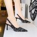 Elegant Women's Pointed Toe Stiletto Heels With Sequins And Cut-Out Design For Evening Parties - Available In Silver, Gold, Green, And Black_vogvips.com