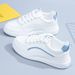 Flat Leather Shoes 2022 Summer New Breathable Ulzzang Korean Style Durable White Sneakers For Women Trendy Mixed Batch_vogvips.com