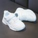 Children's 2026 Spring And Autumn New Model Boys' White Sneakers Girls' Leather Soft Sole Non-Slip Student Sports Shoes_vogvips.com