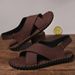 Leisure Walk Men's Sandals Summer Outdoor Beach Shoes Vacation Pool Sandalias Slides Quick Dry Male Hollow Out Flats Man_vogvips.com