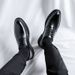 Men's Leather Formal Busins Casual Pointed Toe Black Summer Height Increasing High-end British Style Wedding Groom_vogvips.com