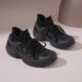 2025 New Versatile Trendy Casual Sports Running Soft Flat Non-Slip Socks Breathable Mesh Women's Shoes_vogvips.com