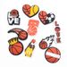 Basketball Series Cartoon Shoes Flower Shoe Buckle Personality All Match Basketball Lovers Garden Shoes Decorative Buckle Accessories_vogvips.com