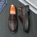 British Style Men's Genuine Leather Shoes Massage Soles Casual Shoes High-quality Men's Formal Shoes Versatile Loafers_vogvips.com
