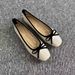 Grandma Doudou Women's Flat Shoes Square Toe Red Single Shoe Fragrant Breeze Shallow Mouth Versatile Ballet Bow Design 2026_vogvips.com