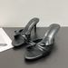 First Encounter Season 2026 Summer Round-Toe Slip-On Sandals Fairy Style Bowknot Outdoor Slippers Thin Heel Gorgeous_vogvips.com