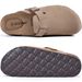 CRACOMIN Fashion Women's Mules Cork Insole Unisex Clogs Slippers Water Corrugated Sole Non-slip Men's Sandals With Arch Support_vogvips.com