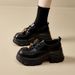 2025 Autumn/Winter British Retro Thick-Soled Height-Increasing Ultra-Light Slip-On Loafers For Women, College Casual_vogvips.com