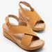 Summer 2023 New European And American Sandals With Wedge Heel, Stitched Breathable, Velcro Closure, Hollow Design, Large_vogvips.com