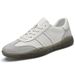 Four Transparent Shoes Soft Sole Casual Shoes Breathable Board Shoes Men's Sports Shoes Flat Baseplate Shoes_vogvips.com