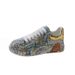 Designer Graffiti Water Diamond Dad Shoes Women's New Comfortable Trendy Luxury Single Shoes_vogvips.com