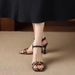 Women's High-Heeled 2026 New Model, Elegant Leopard Print, Thin Heel, Suitable Outdoor Wear, High-End Feel, Comfortable_vogvips.com