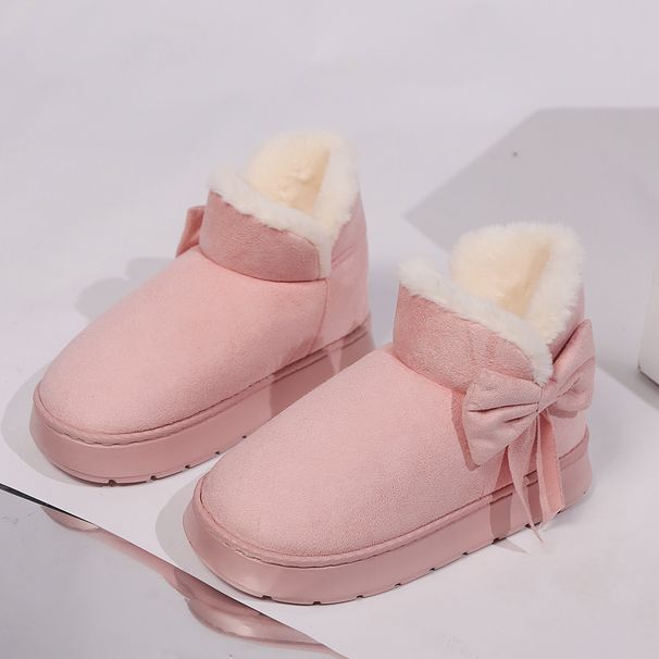 Cozy Fleece-Lined Slippers For Men And Women - Indoor/Outdoor Winter House Shoes With Anti-Slip EVA Sole, Warm & Comfortable Round-Toe Design_vogvips.com