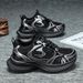 SMVP Breathable Mesh Thick-soled Height-increasing Dad Shoes, Sports And Casual Men's Shoes_vogvips.com