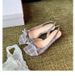 Grape Mom~ Bow Open-toed Sandals 2026 Summer New French Side Empty Satin One-word High-heeled Sandals Women_vogvips.com