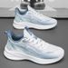New Summer Shoes, Breathable Mesh Fly-knit Sneakers, Men's Non-slip, Wear-resistant Outdoor Running Casual Dad Shoes_vogvips.com