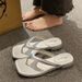 Summer New Internet Celebrity Outerwear Women's Flip-flops Fashion Home Beach Leisure Fairy Versatile Skirt Slippers_vogvips.com