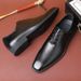 Fashion dress shoes Plus size business men's shoes_vogvips.com