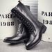 European Warm Series Kuqi Autumn Winter Long Martin Pointed Toe Lace-up Korean Style Britih Leather High Tube Trendy Men' Denim Riding_vogvips.com