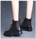 2025 Autumn New Women's Thick Sole Lace-up Short With Fleece Winter Style Internet Celebrity Martin Boots Trend_vogvips.com