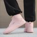 Unisex Waterproof Winter Snow Boots With Wide Toe & Faux Fur Lining - Slip-Resistant Rubber Sole For Outdoor Comfort (Black/White)_vogvips.com