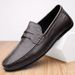 Spring Sole Soft Surface Breathable British Style Business Casual Leather Slip-On Trendy Loafers Men's Shoes_vogvips.com