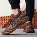 2025 Summer Textile Mesh Shoes Breathable, Lightweight, Legged, Thick Soled Sports Shoes Outdoor Casual Dad Shoes Men_vogvips.com