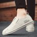 European Warm Series Slip-On Men's Autumn Winter 2025 New Casual White Sneakers Without Laces Leather Loafers Trendy Shoes_vogvips.com