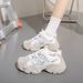 Canvas Shoes Schoolgirl Versatile Thick Baseplate Shoes Casual Shoes_vogvips.com