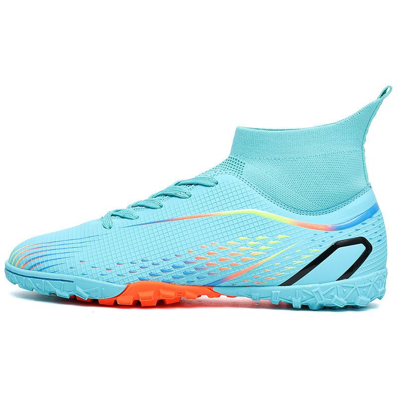 High-Top Soccer Cleats For Men And Women - Breathable Anti-Slip Football Shoes With Durable Rubber Outsole For Outdoor Training And Matches_vogvips.com