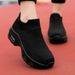 Women's Wide Width Casual Sneakers - Lightweight & Comfortable (Sizes 35-42, 6 Colors Available)_vogvips.com