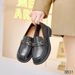 Wearing Two Layers Of Cowhide On The Top Layer Lefu Spring New Work Small Leather One Foot For Women S Shoes_vogvips.com