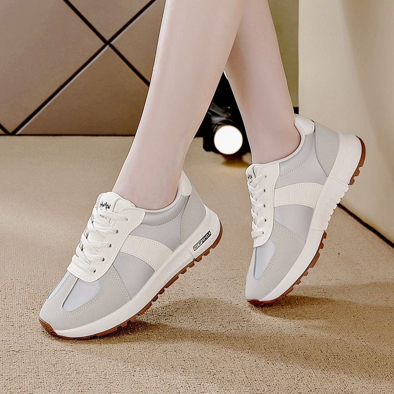 Cross-border Domestic Foreign Trade Women's Sneakers, New Spring And Autumn Casual Leather Versatile Student Shoes,_vogvips.com