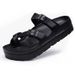 Women's Shoes Thick Soled Angle Slippers With A Sense Of Stepping On Shit EVA Platform Sandals And Slippers Couple Women's Summer Soft Soled Slippers_vogvips.com