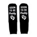 All-cotton mid-tube socks Sports casual socks Creative letter non-slip adhesive floor socks sole_vogvips.com
