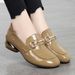 Hot-Selling British Style Square Heel Leather Thick-Soled Platform Mary Jane Single Shoes Autumn Winter Versatile_vogvips.com