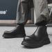 Men's Chelsea Boots Vintage Tooling Thick-soled Heightening Locomotive Martin Boots_vogvips.com