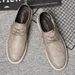 High Quality Leather Men's Breathable Dress Shoe Elastic Wear-Resistant Soft Sole Business Casual Oxford Shoes_vogvips.com