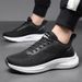 Plus Size Men's New Summer Trend Versatile Casual Sports Non-slip Breathable Wear-resistant Flyknit Running_vogvips.com