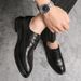Suitable For All Seasons 2025 Spring/Summer New Korean Business Fashion Trend Casual Large Size British Style Leather Shoes For Men_vogvips.com