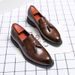 Casual Leather Seasons Shoes Large Fashion Trendy British Size 6 Loafers Xuheng Men's New Style Slip-On_vogvips.com