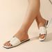 New Solid Color Lightweight Outdoor Casual Flat Slippers Summer Women's Beach Non-slip Wear-resistant Open Toe Flip-flops_vogvips.com