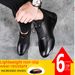 Business Dress Two-layer Cowhide Men's Shoes Genuine Leather Men's Height-increasing Leather Shoes Spring and Summer Casual Men's Leather Shoes for Me_vogvips.com