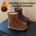 Vintage Height-Increasing Thick-Soled Snow 2025 Winter New Short For Women Warm Fleece-Lined Thickened Cotton Boots Hot_vogvips.com